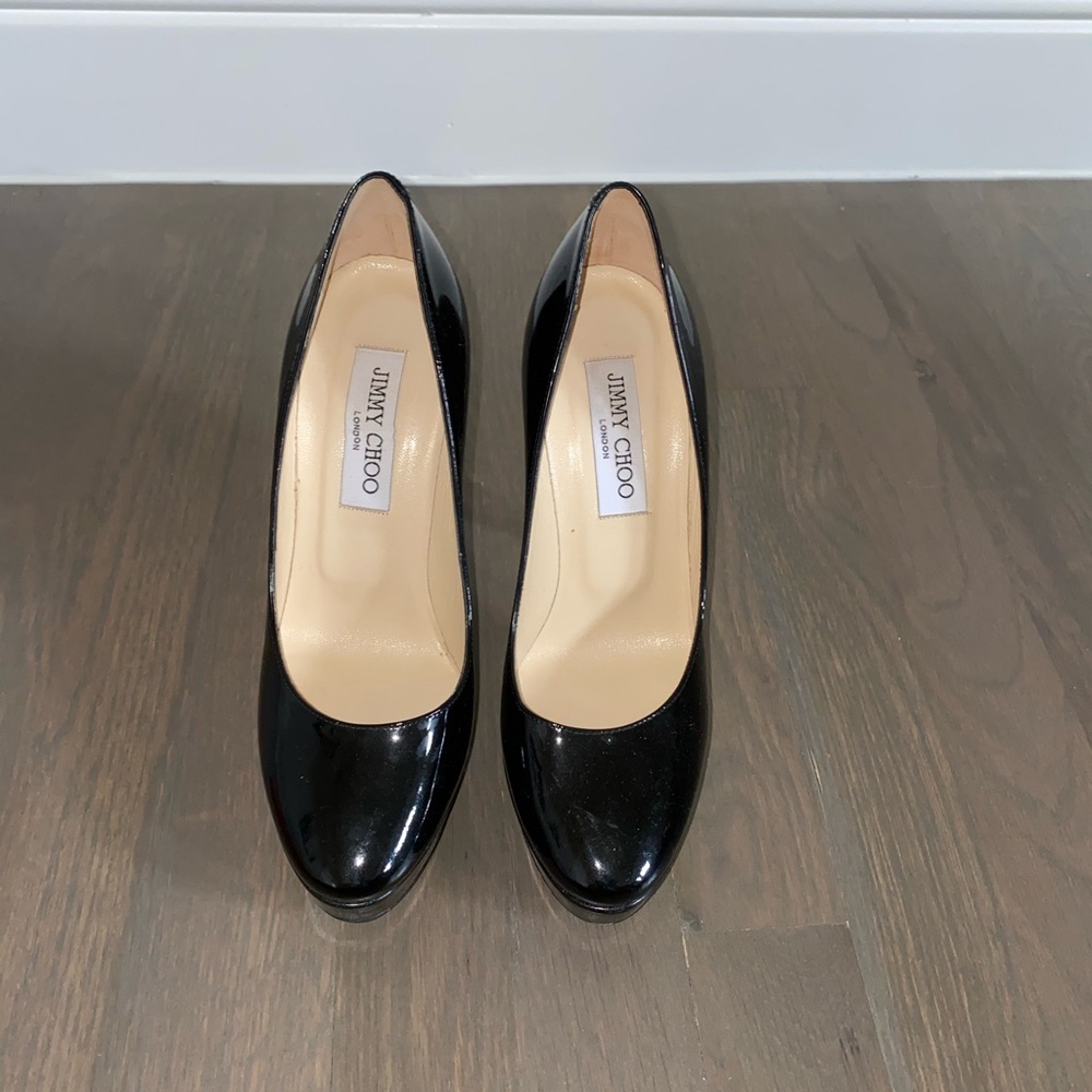 SOLD Jimmy Choo Black Heels - Picture 3 of 4